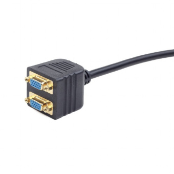 Разветвитель видеосигнала 2 port VGA (HD15M/2x15F, 1 компьютер - 2 монитора) Cablexpert CC-VGAX2-20CM