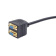 Разветвитель видеосигнала 2 port VGA (HD15M/2x15F, 1 компьютер - 2 монитора) Cablexpert CC-VGAX2-20CM