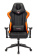 Кресло Zombie VIKING 5 AERO (эко.кожа, мех. качания, крест. пластик, до 120 кг) Черно-оранжевый