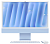 Моноблок Apple iMac 24" 2024 M4  16G 512G 10-Core Blue