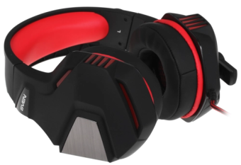 Наушники проводные SVEN AP-G890MV jack 3.5мм черный/красный
