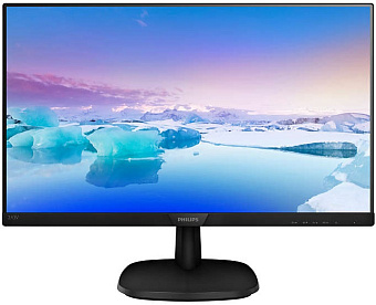 Монитор 23.8" PHILIPS 243V7QJABF (IPS 1920x1080 4ms 75Hz VGA HDMI DP Sp) Black