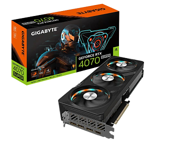 Видеокарта 12Gb GIGABYTE GV-N407SGAMING OC-12GD (RTX4070Super) GDDR6X 192bit HDMI DP