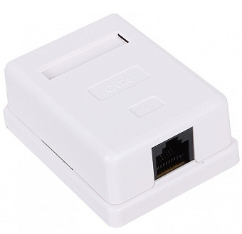 Розетка 1 port RJ-45 UTP 8P8C кат.6
