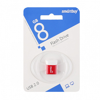 Флешка 8Gb SmartBuy Lara USB Red