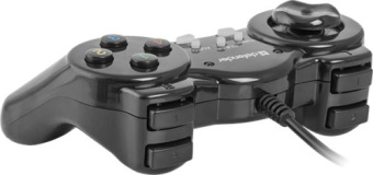 Геймпад Defender Game Vortex USB (10 кнопок, 8-позиционный переключатель) black