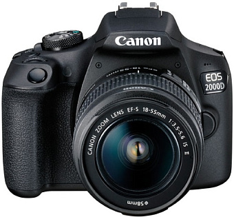 Цифровая фотокамера Canon EOS 2000D KIT 18-55 f/3.5-5.6 DC III Black