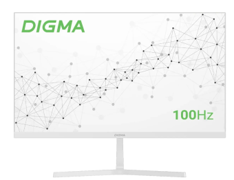 Монитор 23.8'' Digma Progress 24P502F (IPS 1920x1080 7ms 100Hz VGA HDMI DP) White