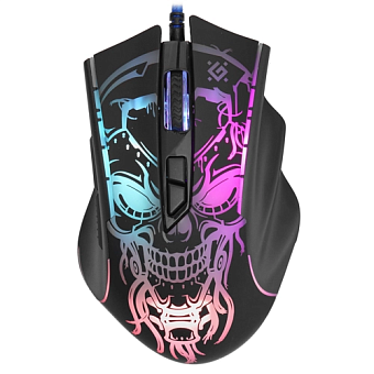 Мышь проводная Defender Bulletstorm GM-928 7200dpi Black