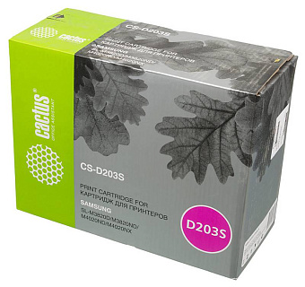 Картридж лазерный Cactus CS-D203S для Samsung SL-M3820D/M3820ND/M4020ND/M4020NX (3000 стр.)