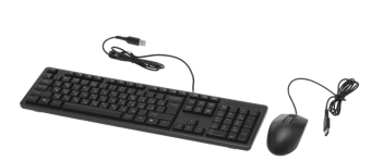 Комплект проводной (клавиатура+мышь) A4Tech KR-3330S Black