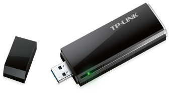 Сетевая карта USB3.0 TP-Link Archer T4U AC1300 (802.11ac/a/b/g/n, до 867Mbps, 2.4/5GHz, 2 антенны)