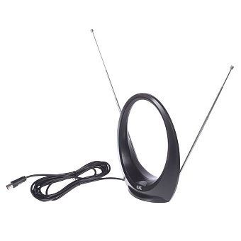 Цифровая антенна GAL AR-458 (комнатная, с усилителем, DVB-T2)