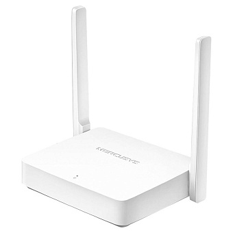 Wi-Fi роутер Mercusys MW301R N300, 2.4 ГГц, 100 Мбит/с, белый