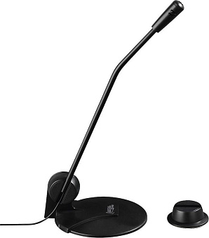 Микрофон Hama CS-461 jack 3.5 мм проводной черный