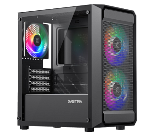 Корпус XASTRA A303M FRGB mATX Bllack