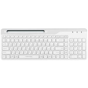 Клавиатура беспроводная A4Tech Fstyler FBK25 USB BT/Radio slim Multimedia White-Gray