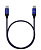Кабель USB-C < - > USB-C, 1.2м, Maxvi MCw-60TT 60W Blue