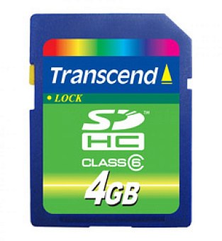 Карта памяти SD 4Gb Transcend CLASS 6