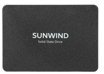 Накопитель SSD SATA 128Gb SunWind ST3 SWSSD128GS2T (TLC, 500/400 Мбайт/сек)