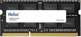 Модуль памяти SODIMM DDR3 4096Mb PC-12800 1600MHz Netac 1.35v