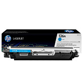 Картридж лазерный HP 126A (CE311A) для HP CP1025/1025nw, 1000 стр. синий