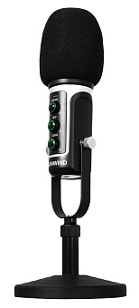 Микрофон SunWind SW-SM500G USB проводной настольный черный