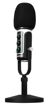 Микрофон SunWind SW-SM500G USB проводной настольный черный
