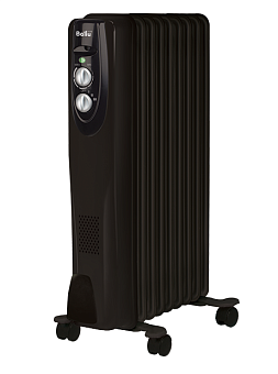 Обогреватель Ballu Classic BOH/CL-09BRN 2000Вт масляный, черный
