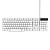 Клавиатура проводная Гарнизон GK-200 White