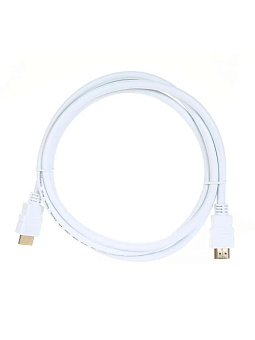 Кабель соединительный HDMI (m) < - > HDMI (m)  1.8м, ver 2.0, Aopen, белый
