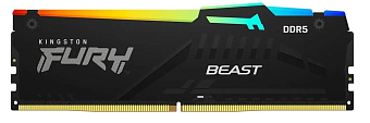 Модуль памяти DDR5 16Gb 5200MHz Kingston Fury Beast RGB