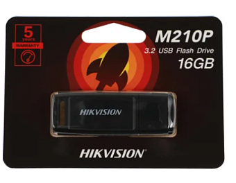 Флешка 16Gb Hikvision M210P USB2.0 черный