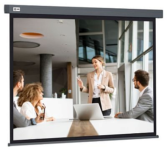 Экран для проектора Cactus 127x127см Wallscreen CS-PSW-127X127-SG 1:1 настенно-потолочный рулонный серый