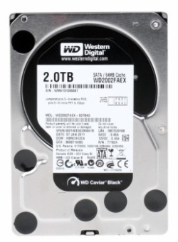 Жесткий диск SATA 2Tb WD Black 7200rpm 64Mb SATA-3