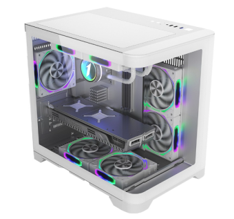 Корпус 1STPLAYER UVIEW UV5 mATX White