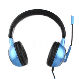 Наушники проводные Gembird MHS-G55 Gaming (мониторные, 20 - 20 000 Гц, 96 дБ) black-blue