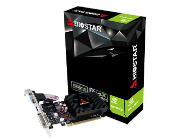 Видеокарта 4Gb Biostar GT730-4GB D3 LP  (GT 730) GDDR3 128bit HDMI DVI VGA