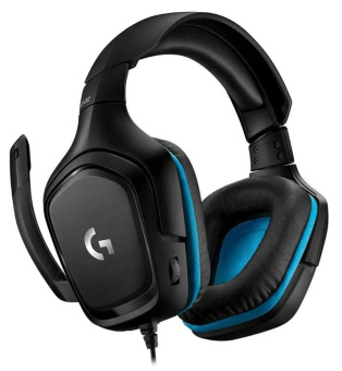 Наушники проводные Logitech G432 Headset Gaming Black