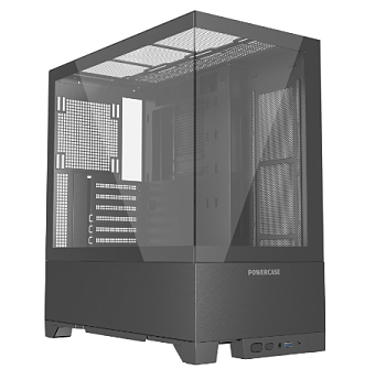 Корпус Powercase Vision V2 ATX Bllack