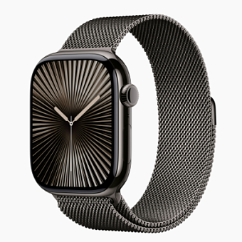 Смарт-часы Apple Watch Series 10 42mm Titanium Milanese Loop Slate