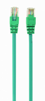 Кабель патч-корд Patch cord кат.5e  0.25м, Cablexpert, многожильный, зеленый