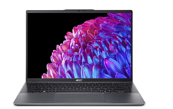 Ноутбук Acer Swift Go 14 SFG14-63-R8U9 Ryzen 5 8645HS/16G DDR4/1Tb SSD/Radeon HD/14"OLED 2.8k/Win11/Grey