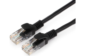 Кабель патч-корд Patch cord кат.5e 30.0м, Cablexpert, многожильный, чёрный