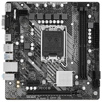 Материнская плата Socket-1700 ASRock H610M-HDV (H610) 2*DDR4 1*PCI-Ex16 1*PCI-Ex1 HDMI DP VGA mATX