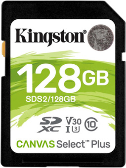 Карта памяти SD 128Gb Kingston SDHC CLASS 10