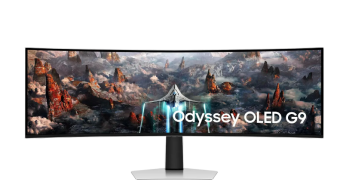 Монитор 49" Samsung Odyssey Oled G9 (OLED 5120x1440 0.03ms 240Hz HDMI DP) Silver