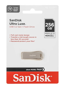 Флешка 256Gb SanDisk Ultra Luxe USB 3.1