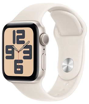 Смарт-часы Apple Watch SE 2024 44mm Sport Band Starlight