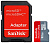 Карта памяти microSD 32Gb SanDiSk Ultra microSDHC CLASS 10 + SD адаптер